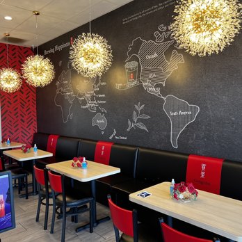 Gong Cha - a restaurant with a chalkboard map on the wall - Bubble Tea Near Me - Chino Hills, California Gong Cha - a restaurant with a chalkboard map on the wall - Bubble Tea Near Me - Chino Hills, California