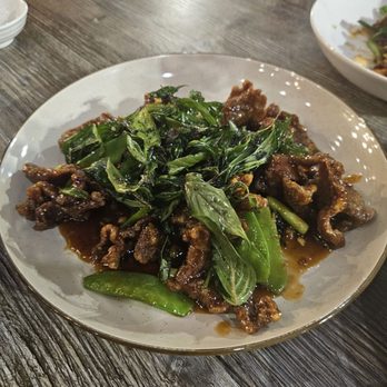 Red Dragon Asian Bistro - Crispy Beef with Basil - Asian Fusion Near Me - Carlsbad, California