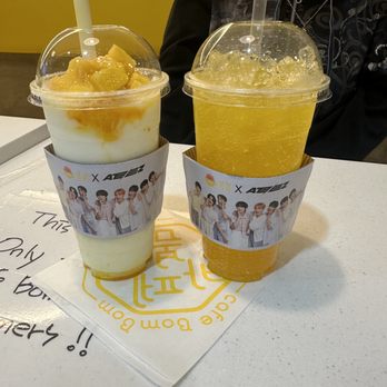 BomBom Cafe - Mango Yogurt & Passion Fruit Ade - Coffee & Tea Near Me - Carrollton, Texas