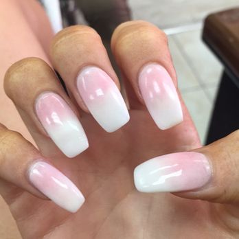 Happy Color Nail & Spa - Pink ombré done by Lisa - Nail Salons Near Me - Wading River, New York Happy Color Nail & Spa - Pink ombré done by Lisa - Nail Salons Near Me - Wading River, New York