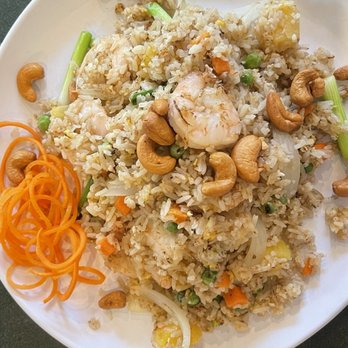 Thai Papaya - Pineapple Fried Rice with Shrimp - Thai Near Me - Allen, Texas Thai Papaya - Pineapple Fried Rice with Shrimp - Thai Near Me - Allen, Texas