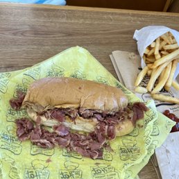 Pastrami Dip and French fries