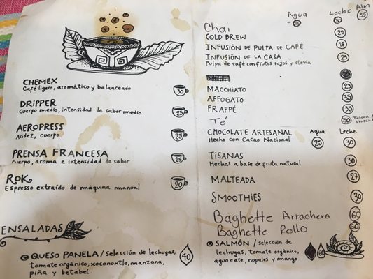 Menu photo 2 Caracol Púrpura Oaxaca, OAX