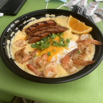 Plain Jane - Shrimp and Sausage & Shrimp Grits - Breakfast & Brunch Near Me - San Francisco, California Plain Jane - Shrimp and Sausage & Shrimp Grits - Breakfast & Brunch Near Me - San Francisco, California