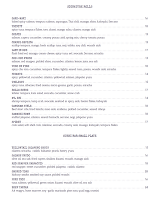 Menu photo 6 Monkey 68 Sushi and Bar Alpharetta, GA Menu photo 6 Monkey 68 Sushi and Bar Alpharetta, GA