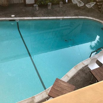 The Pearl Hotel - Pool could have used a vacuuming. Lots of debris at the bottom. - San Diego, CA