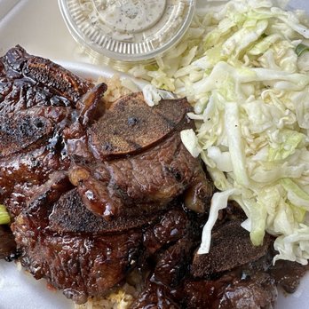 The Loft - Kalbi plate. Unfortunately, mostly bones this round. - Hawaiian Near Me - Huntington Beach, California The Loft - Kalbi plate. Unfortunately, mostly bones this round. - Hawaiian Near Me - Huntington Beach, California