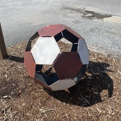 Little Guatamala Coffee - Soccer metal art