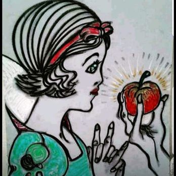 Scrapper's Edge - Fairytale maiden torn between desire and disaster.  Mullahey original. - Arts & Crafts Near Me - Eureka, California