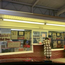 Front of Spurlocks Malt Shop! Front of Spurlocks Malt Shop!