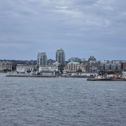 Victoria BC Cruise Ship Dock - A view of the Inner Harbour in Victoria
