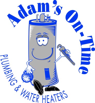 Adam's On Time Plumbing & Water Heaters Logo