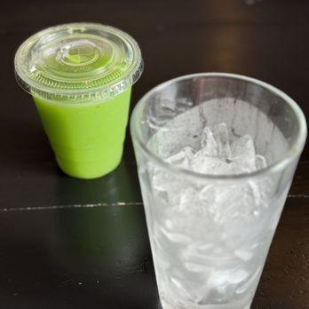 Salt & Sugar - green juice with cactus - Desserts Near Me - Houston, Texas