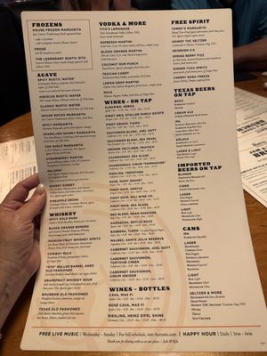 Menu photo 2 The Rustic Houston, TX
