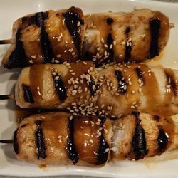 Green Leaf - Yakitori (Grilled Chicken Skewers with Teriyaki Sauce)