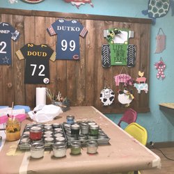 Signs and paint.