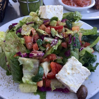 Oren's Hummus - The most delicious salad I've encountered - Mediterranean Near Me - Mountain View, California