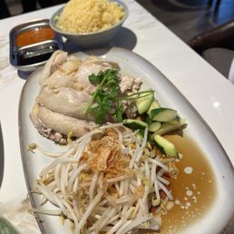 hainanese chicken rice hainanese chicken rice
