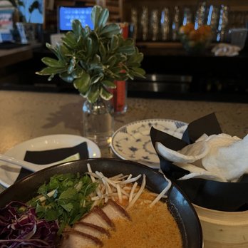 Bida Manda - Crispy Pork Belly Soup Dinner - Laotian Near Me - Raleigh, North Carolina