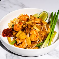 What The Tuk-Tuk?! Thai Food - Pad Thai with shrimp