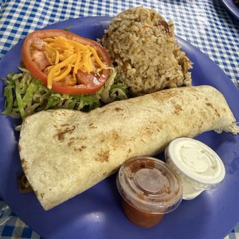 Blue Ginger Cafe - Breakfast burrito fried rice and toast - Bakeries Near Me - Lanai City, Hawaii