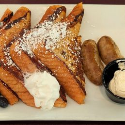 This is the Classic French Toast with Edward's Sausage Links entree during Restaurant Week.  Photo taken January 18, 2026.