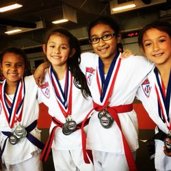 Legacy Martial Arts - Some of our Legacy Ladies at our In-School Tournament.