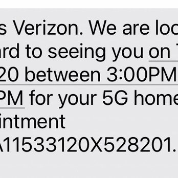 Verizon - Verizon said I never had an appointment on the 20th . Here is the proof they refused to acknowledge or look at. - Mobile Phones Near Me - Santa Monica, California Verizon - Verizon said I never had an appointment on the 20th . Here is the proof they refused to acknowledge or look at. - Mobile Phones Near Me - Santa Monica, California