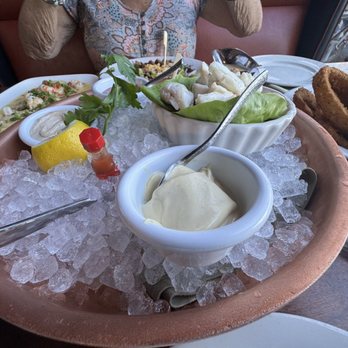 SAVR - A terrible picture of the most delicious crab cocktail with lemon aioli. - American Near Me - Boston, Massachusetts