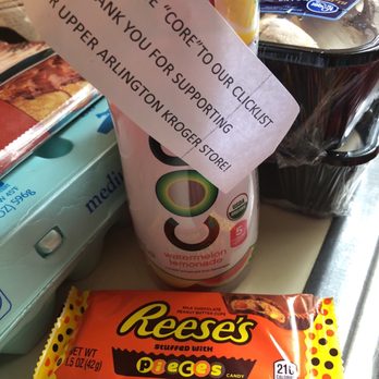 Kroger Food and Pharmacy - Ordered my first ClickList order today and received these two gifts!! Thanks! - Grocery Near Me - Upper Arlington, Ohio Kroger Food and Pharmacy - Ordered my first ClickList order today and received these two gifts!! Thanks! - Grocery Near Me - Upper Arlington, Ohio
