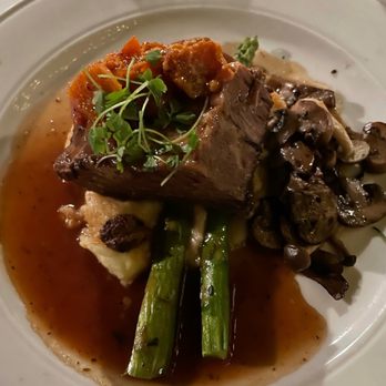 Copley's - Braised short ribs so tender and good $36 - New American Near Me - Palm Springs, California