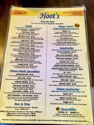 Menu photo 7 Hoot's Breakfast & Lunch Marco Island, FL Menu photo 7 Hoot's Breakfast & Lunch Marco Island, FL