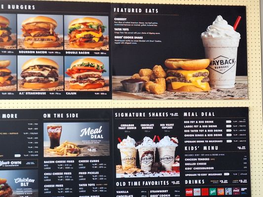 Menu photo 2 Wayback Burgers St. George, UT Menu photo 2 Wayback Burgers St. George, UT