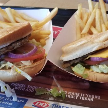 Dairy Queen - A Jr burger and a Hunger Buster - Ice Cream & Frozen Yogurt Near Me - Seymour, Texas