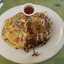 Hot Dish Omelette.