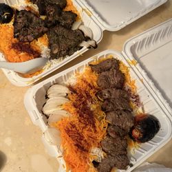 Shamshiri Restaurant - Lamb chops & beef kabobs- yum!!!
