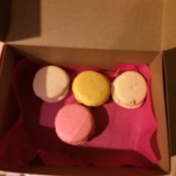 LuLi's Cupcakes & Bakery - My macarons from Luli's!(vanilla, lemon, coconut, strawberry, and I ate the pistachio before it made the photo...lol!) - Desserts Near Me - St. Augustine, Florida LuLi's Cupcakes & Bakery - My macarons from Luli's!(vanilla, lemon, coconut, strawberry, and I ate the pistachio before it made the photo...lol!) - Desserts Near Me - St. Augustine, Florida