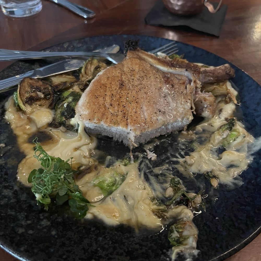 219 Bistro - BONE IN PORK CHOP - American Near Me - Norfolk, Virginia 219 Bistro - BONE IN PORK CHOP - American Near Me - Norfolk, Virginia