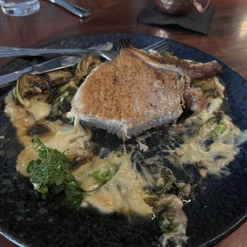 219 Bistro - BONE IN PORK CHOP - American Near Me - Norfolk, Virginia