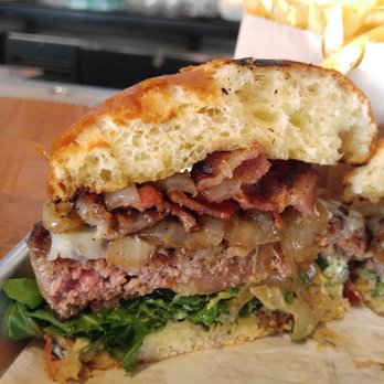 Bar One - Bar One Burger with Bacon Medium - Gastropubs Near Me - San Diego, California Bar One - Bar One Burger with Bacon Medium - Gastropubs Near Me - San Diego, California