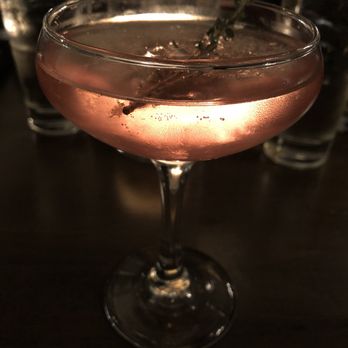 Tula Kitchen - Fig-getta-bout It cocktail with fig and prosecco - Vegan Near Me - Bay Shore, New York