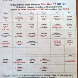 Unlimited classes included with our memberships.
Zumba, yoga,bootcamp,Pilates,stretch, Abs glutes and thighs.