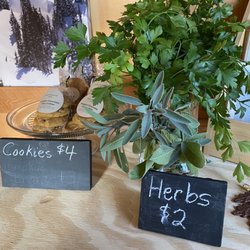 Fuller Mountain Farm Stand - Fresh herbs and delicious cookies