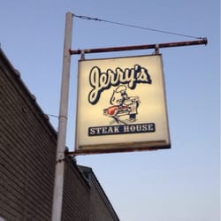 Jerry's Steakhouse - The sign out front.