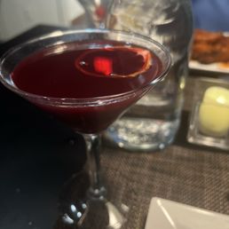 Blueberry martini