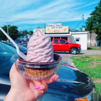 Dairy Joy - Black raspberry soft serve - Ice Cream & Frozen Yogurt Near Me - Biddeford, Maine Dairy Joy - Black raspberry soft serve - Ice Cream & Frozen Yogurt Near Me - Biddeford, Maine