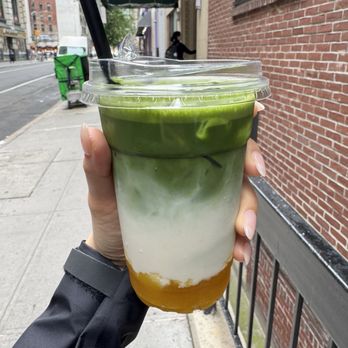 Mika’s Direction - Mango Matcha Latte - Coffee & Tea Near Me - New York, New York