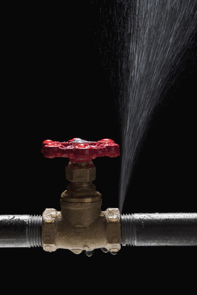 Slide of Riser Plumbing and Drain