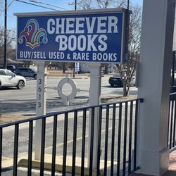 Cheever Books - Entrance sign