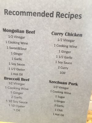 Menu photo 1 Su's Mongolian BBQ Santa Clara, CA Menu photo 1 Su's Mongolian BBQ Santa Clara, CA